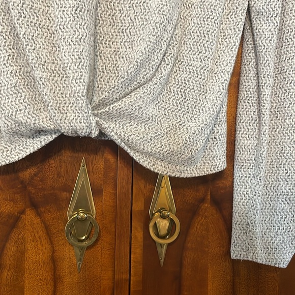 I.N. San Francisco Girls/Juniors Size Large casual gray long sleeve sweater - Picture 6 of 9